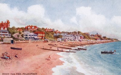 Beach from Pier, Felixstowe by Alfred Robert Quinton